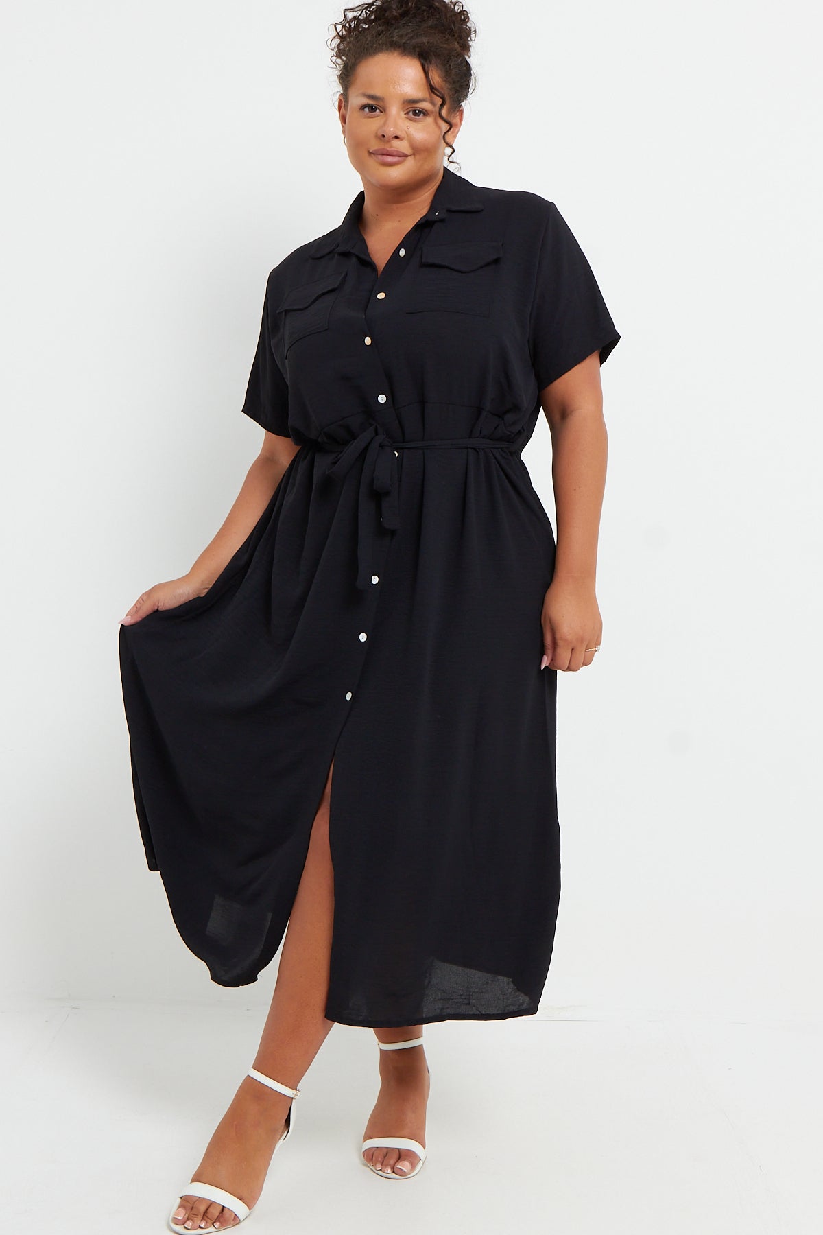 Womens Midi Shirt Dress|Summer Dress UK| Pinkpie